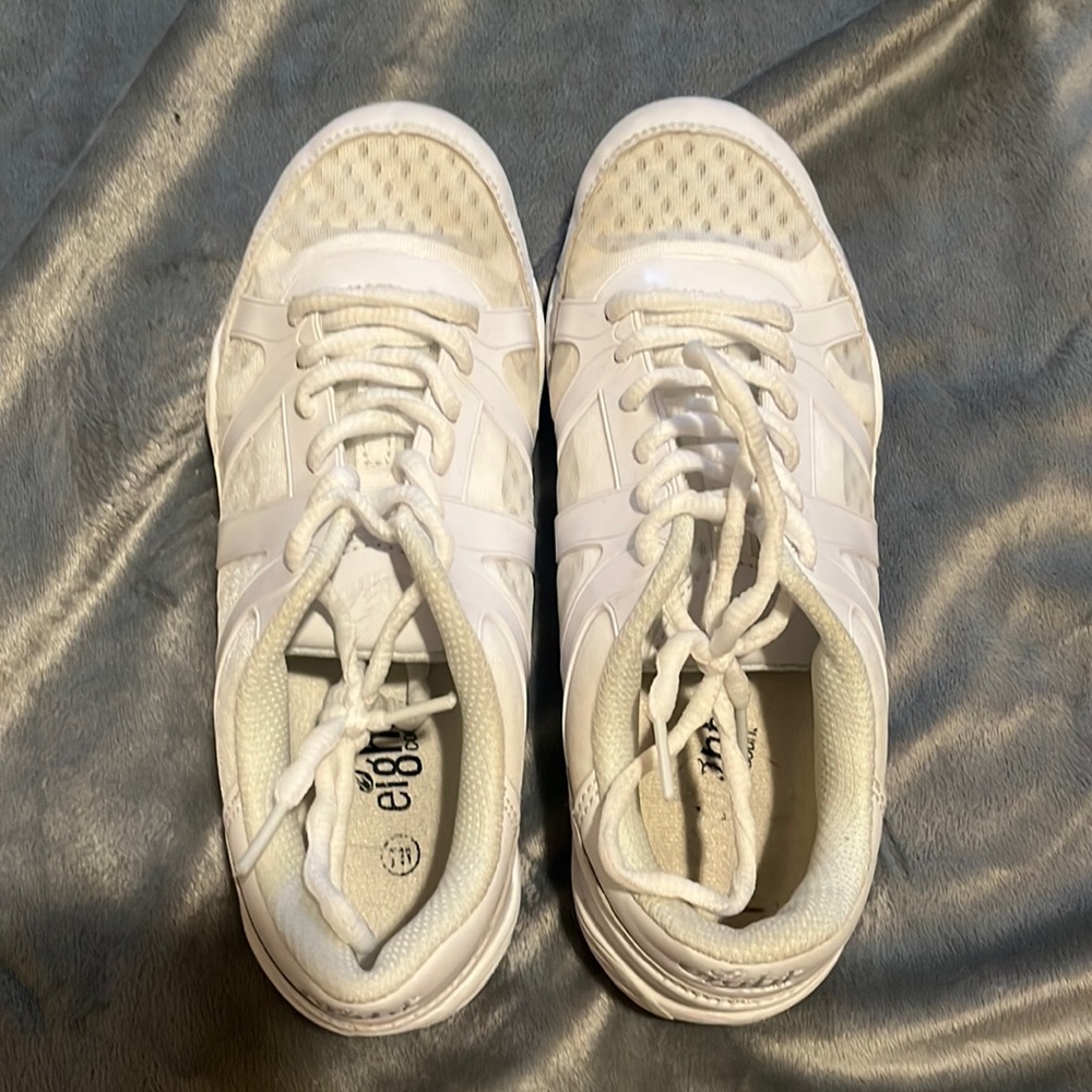 White cheer shoes. Worn once.